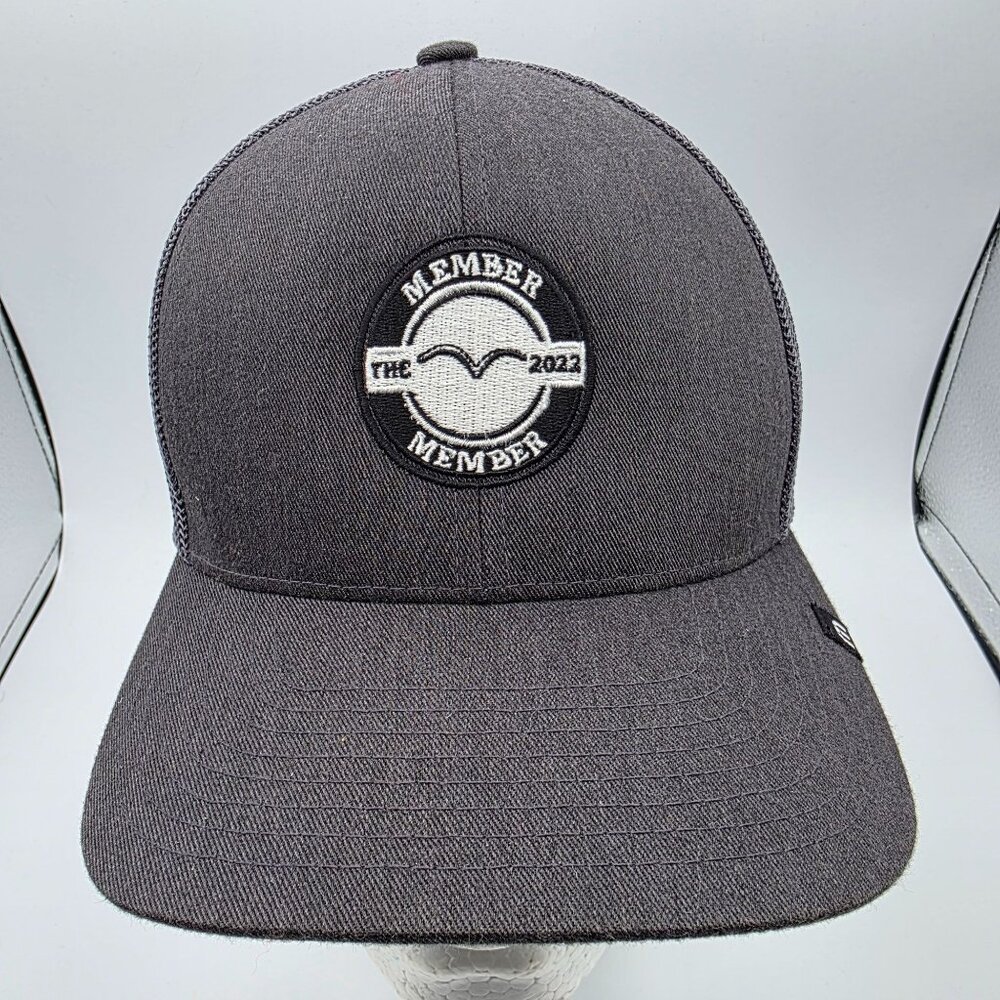 Travis Mathew The Member 2022 Snapback Hat Gray Mesh Adjustable Trucker Cap
